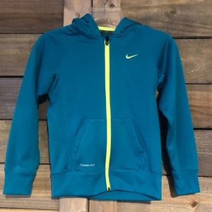 Girls Nike zip up hoodie
